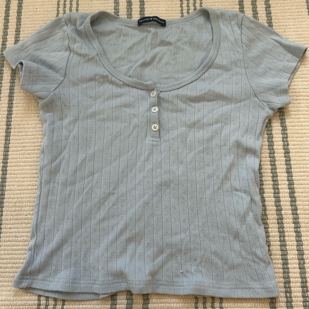 rare discontinued Brandy Melville eyelet top meant top